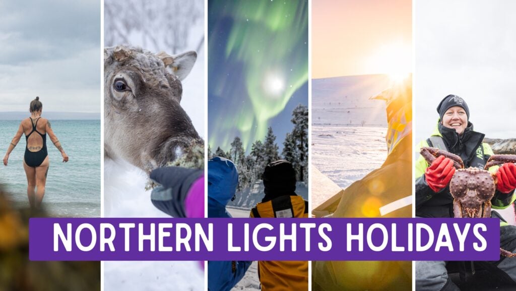 Book northern lights holidays in utsjoki Finnish Lapland