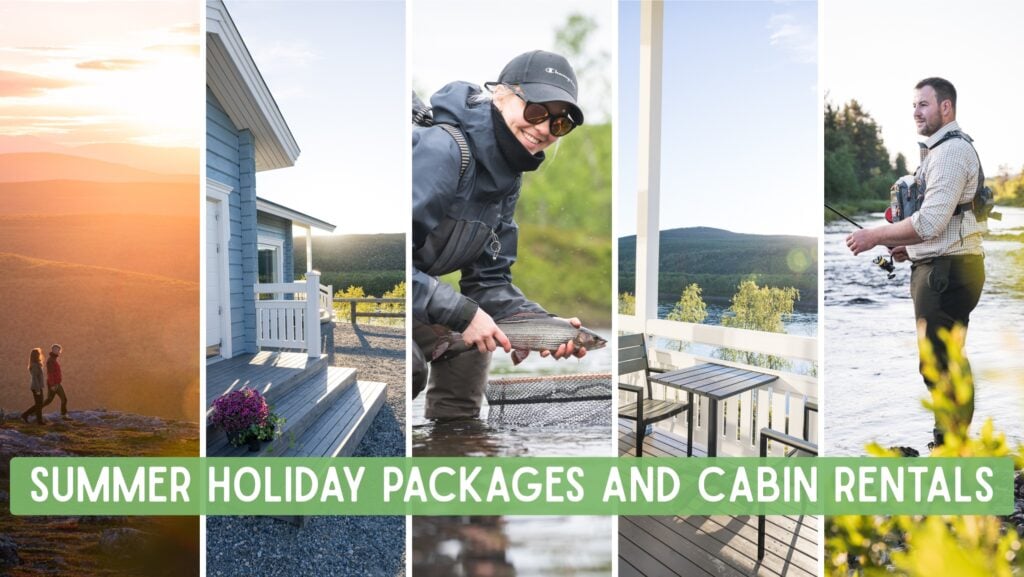 Book arctic Fishing holidays and cabin rentals in Utsjoki Finnish Lapland