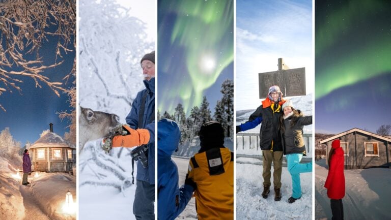 Christmas and New Year's Northern Lights holidays in Finnish Lapland.